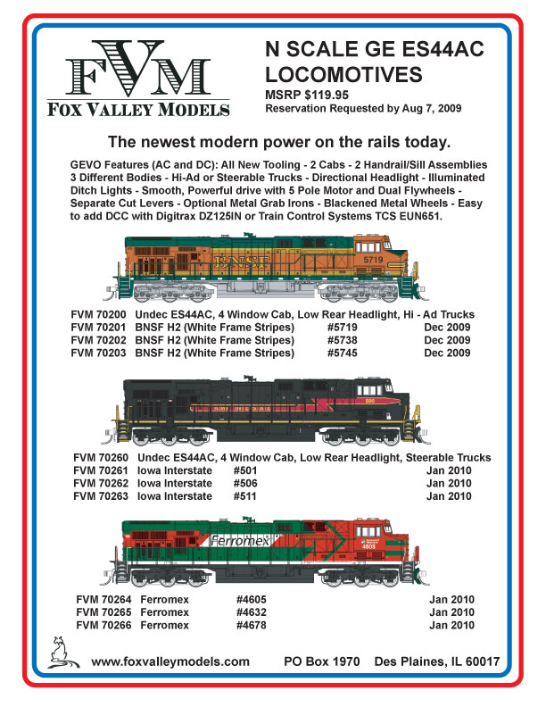 Fox Valley Mall 【動作保証】 Fox Valley 70201 Burlington Northern